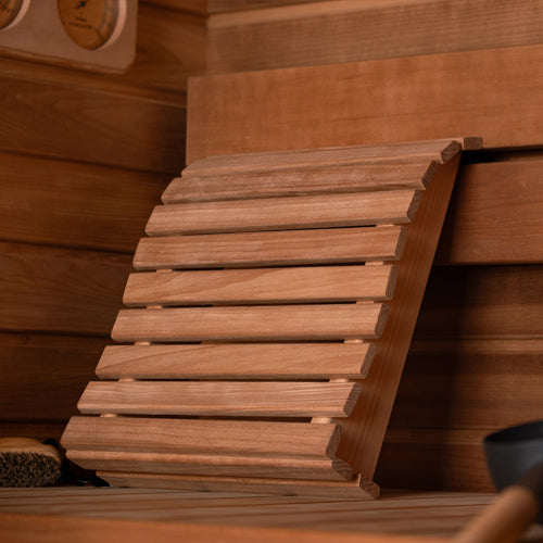 PROSAUNAS Curved Wooden Sauna Headrestac