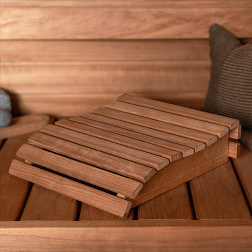 PROSAUNAS Curved Wooden Sauna Headrestac