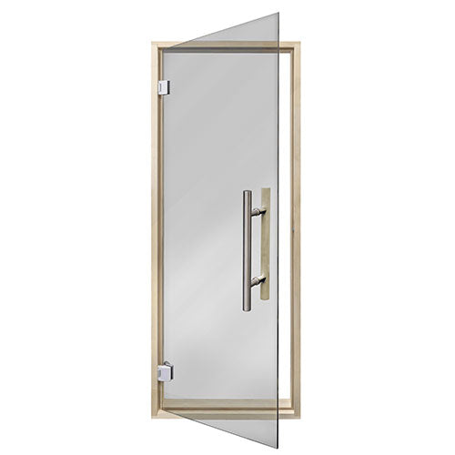 PROSAUNAS Prehung Tinted Glass Sauna Door 24 x 73 in Aspen Frame