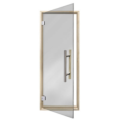 PROSAUNAS Prehung Tinted Glass Sauna Door 24 x 73 in Aspen Frame