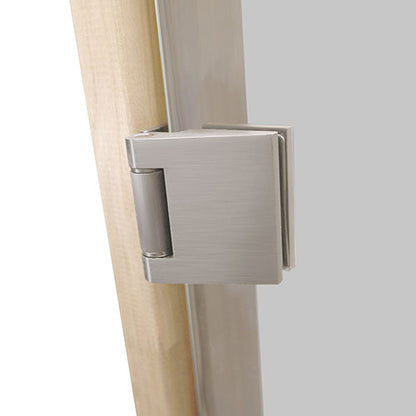 PROSAUNAS Prehung Tinted Glass Sauna Door 24 x 73 in Aspen Frame