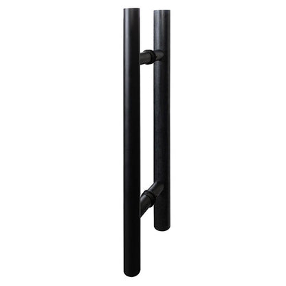 PROSAUNAS Prehung Clear Glass Sauna Door 24 x 73 in Black Alder Frame