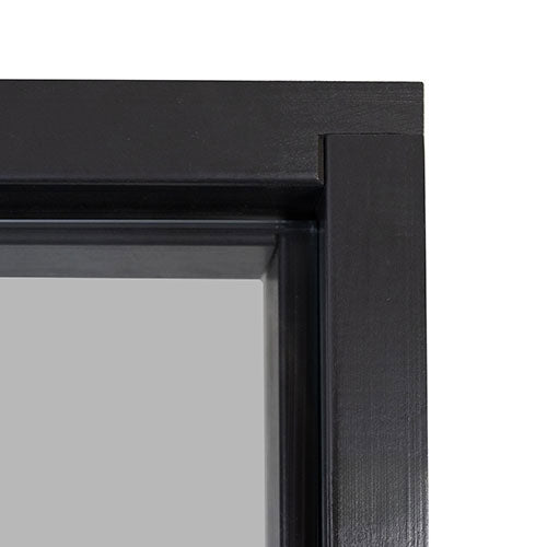 PROSAUNAS Prehung Tinted Glass Sauna Door 24 x 73 in Black Alder Frame
