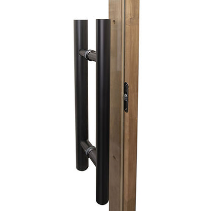 PROSAUNAS Prehung Clear Glass Sauna Door 24 x 73 in Thermo-Aspen Frame