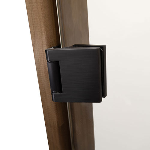 PROSAUNAS Prehung Clear Glass Sauna Door 24 x 73 in Thermo-Aspen Frame