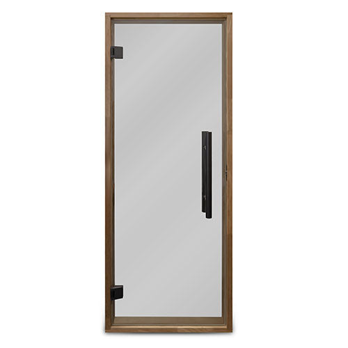 PROSAUNAS Prehung Tinted Glass Sauna Door 24 x 73 in Thermo-Aspen Frame