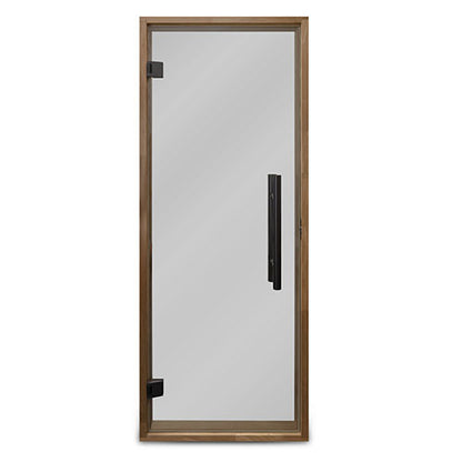 PROSAUNAS Prehung Tinted Glass Sauna Door 24 x 73 in Thermo-Aspen Frame