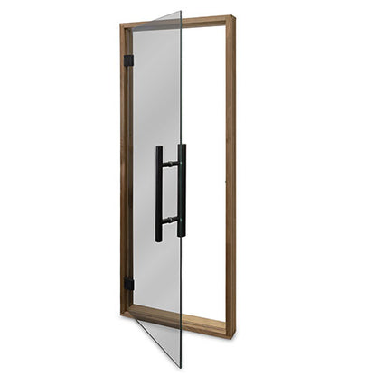 PROSAUNAS Prehung Tinted Glass Sauna Door 24 x 73 in Thermo-Aspen Frame