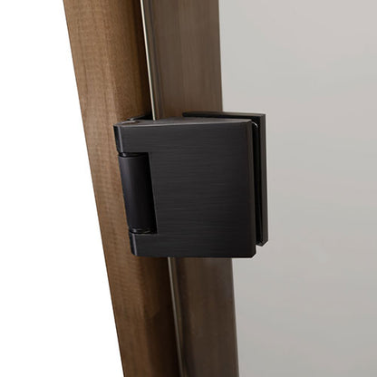 PROSAUNAS Prehung Tinted Glass Sauna Door 24 x 73 in Thermo-Aspen Frame