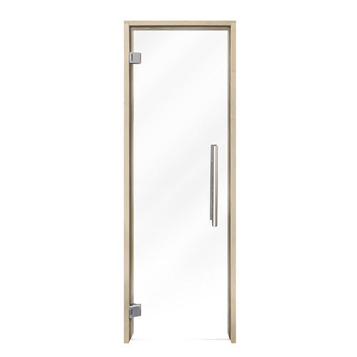 PROSAUNAS Prehung Clear Glass Sauna Door 24 x 81 in Aspen