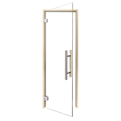 PROSAUNAS Prehung Clear Glass Sauna Door 24 x 81 in Aspen