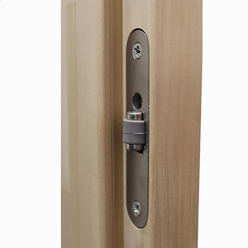 PROSAUNAS Prehung Clear Glass Sauna Door 24 x 81 in Aspen