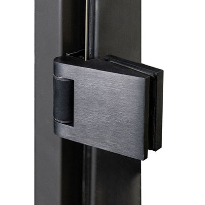 PROSAUNAS Prehung Clear Glass Sauna Door 24 x 81 in Black Alder
