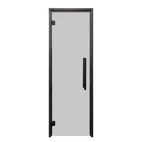 PROSAUNAS Prehung Tinted Glass Sauna Door 24 x 81 in Black Alder