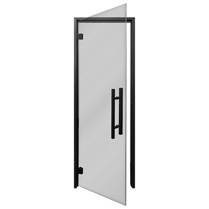 PROSAUNAS Prehung Tinted Glass Sauna Door 24 x 81 in Black Alder