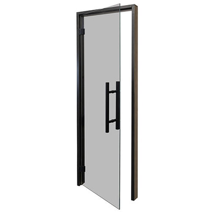 PROSAUNAS Prehung Tinted Glass Sauna Door 24 x 81 in Black Alder
