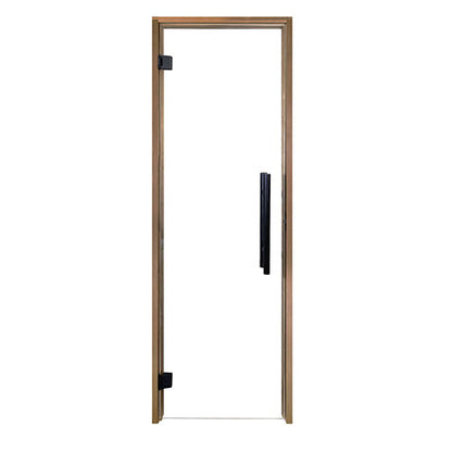 PROSAUNAS Prehung Clear Glass Sauna Door 24 x 81 in Thermo-Aspen