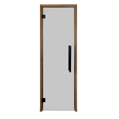 PROSAUNAS Prehung Tinted Glass Sauna Door 24 x 81 in Thermo-Aspen