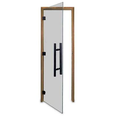 PROSAUNAS Prehung Tinted Glass Sauna Door 24 x 81 in Thermo-Aspen