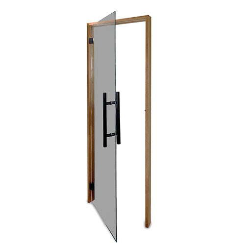 PROSAUNAS Prehung Tinted Glass Sauna Door 24 x 81 in Thermo-Aspen