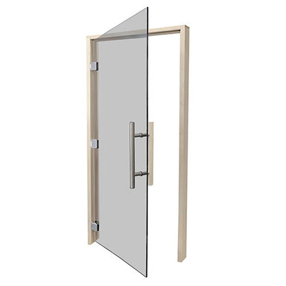 PROSAUNAS Prehung ADA Tinted Glass Sauna Door 36 x 81 in Aspen
