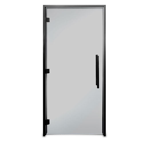 PROSAUNAS Prehung ADA Tinted Glass Sauna Door 36 x 81 in Black Alder