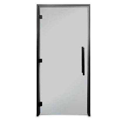 PROSAUNAS Prehung ADA Tinted Glass Sauna Door 36 x 81 in Black Alder