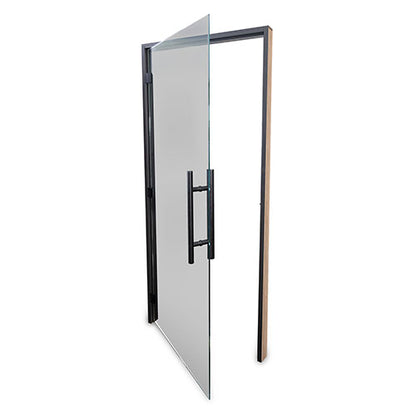 PROSAUNAS Prehung ADA Tinted Glass Sauna Door 36 x 81 in Black Alder
