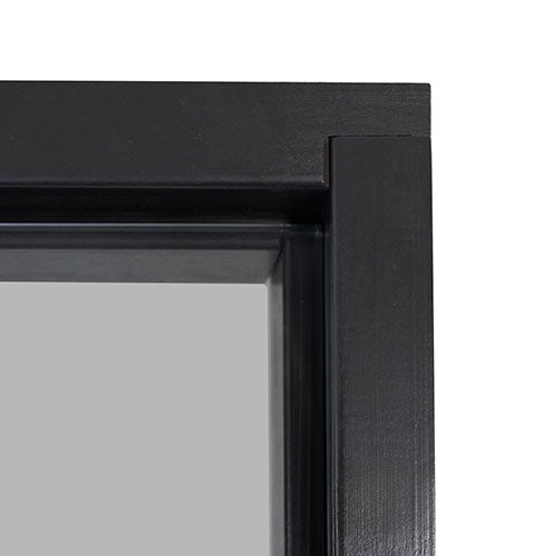 PROSAUNAS Prehung ADA Tinted Glass Sauna Door 36 x 81 in Black Alder