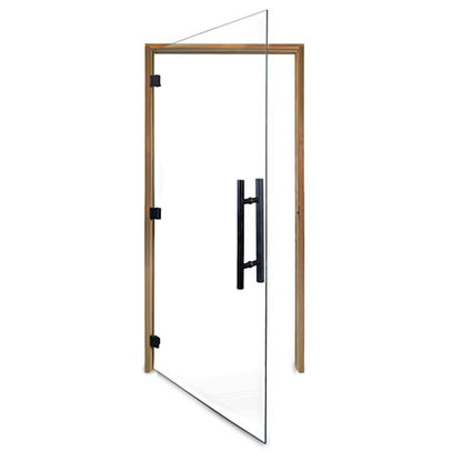 PROSAUNAS Prehung ADA Clear Glass Sauna Door 36 x 81 in Thermo-Aspen