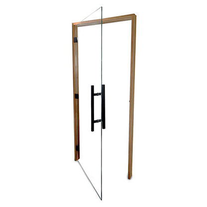 PROSAUNAS Prehung ADA Clear Glass Sauna Door 36 x 81 in Thermo-Aspen