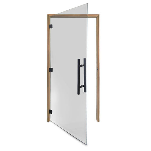 PROSAUNAS Prehung ADA Tinted Glass Sauna Door 36 x 81 in Thermo-Aspen