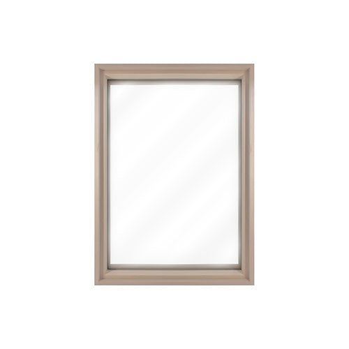 PROSAUNAS Hemlock Dual Pane Sauna Window Clear Glass 25.63 x 37.63 in