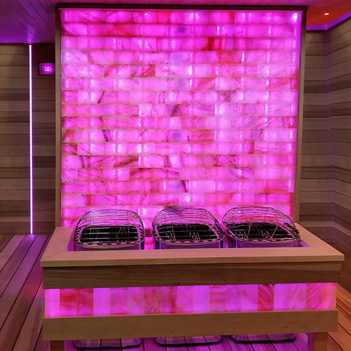 PROSAUNAS Custom Himalayan Salt Sauna Wall Kit