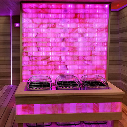 PROSAUNAS Custom Himalayan Salt Sauna Wall Kit