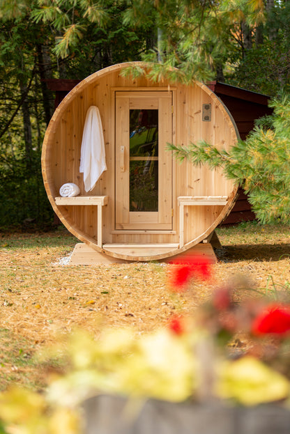 Dundalk Leisurecraft Canadian Timber Outdoor Sauna Serenity Model