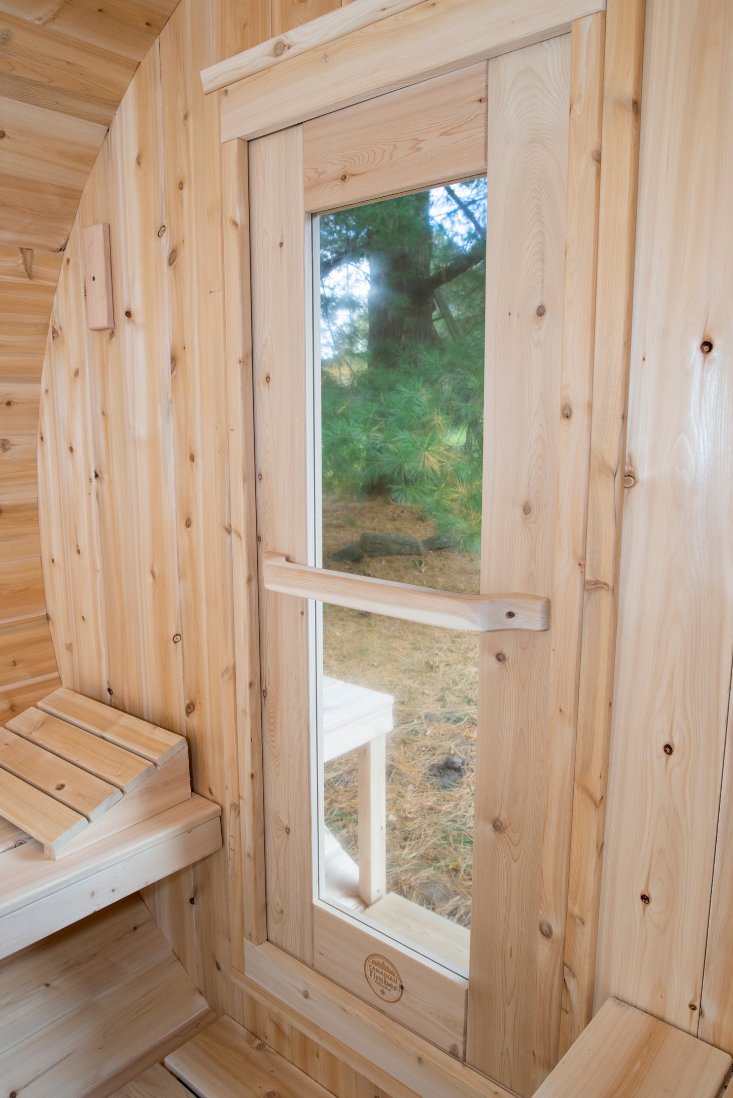Dundalk Leisurecraft Canadian Timber Outdoor Sauna Serenity Model