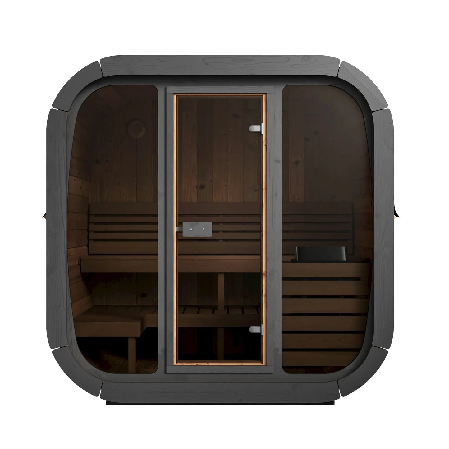 SaunaLife Model CL5G (Cube-Series Outdoor Home Sauna Kit, Up to 4 Persons) SaunaLife