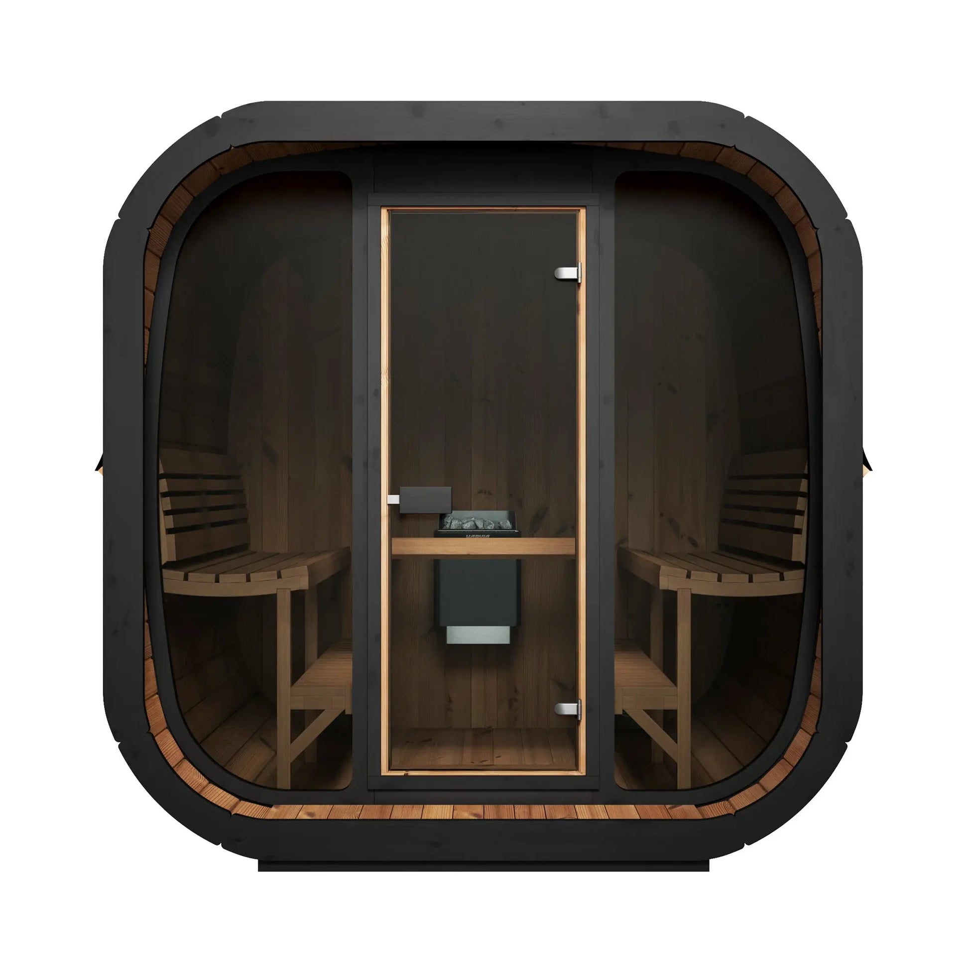 SaunaLife Model CL7G (Cube-Series Outdoor Home Sauna Kit, Up to 6 Persons) SaunaLife