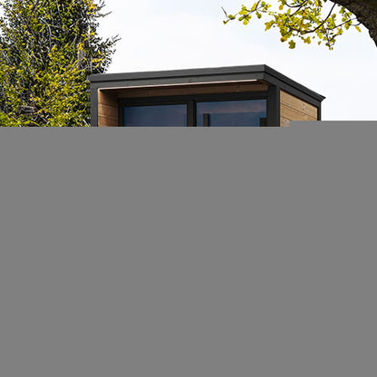 SaunaLife GL4 Outdoor Sauna Kit (Garden Luxury-Series Outdoor DIY Sauna Kit, Thermo-Spruce, up to 4 Persons) SaunaLife