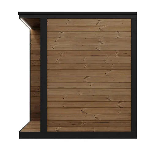 SaunaLife GL4 Outdoor Sauna Kit (Garden Luxury-Series Outdoor DIY Sauna Kit, Thermo-Spruce, up to 4 Persons) SaunaLife