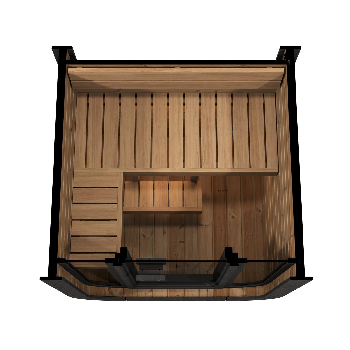 SaunaLife Model CL3G (Cube-Series Outdoor Home Sauna Kit, Up to 2 Persons) SaunaLife