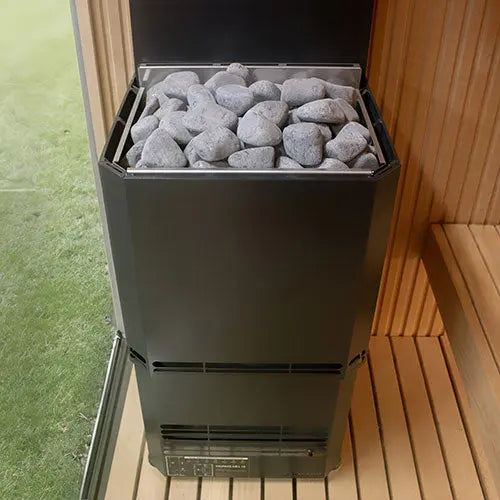 Saunum Air L 15 (Air L Series, 15.2kW Sauna Heater w/Climate Equalizer, Black) Saunum