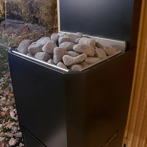 Saunum Air L 15 (Air L Series, 15.2kW Sauna Heater w/Climate Equalizer, Black) Saunum