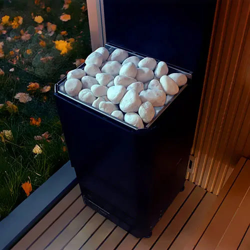 Saunum Air L 15 (Air L Series, 15.2kW Sauna Heater w/Climate Equalizer, Black) Saunum