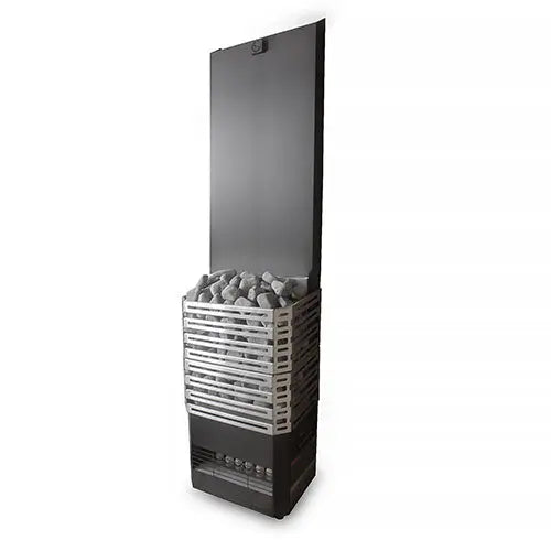 Saunum Air 5 Sauna Heater (Air Series, 4.8kW Sauna Heater w/Climate Equalizer, Stainless Steel) Saunum