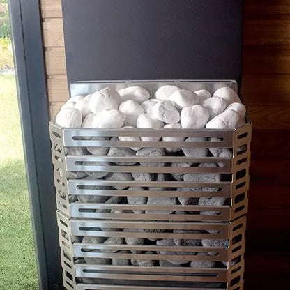 Saunum Air 5 Sauna Heater (Air Series, 4.8kW Sauna Heater w/Climate Equalizer, Stainless Steel) Saunum