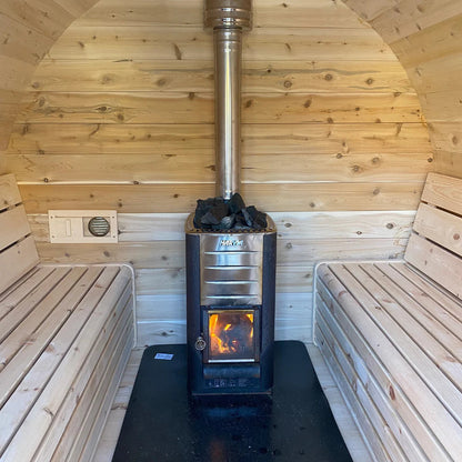 True North White Cedar Outdoor Schooner Sauna