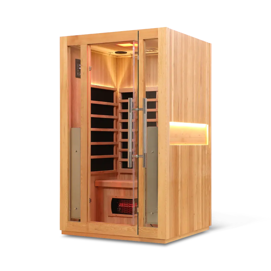 HealthSmart 2 Person Full Spectrum "Smart" WIFI Infrared Sauna HealthSmart