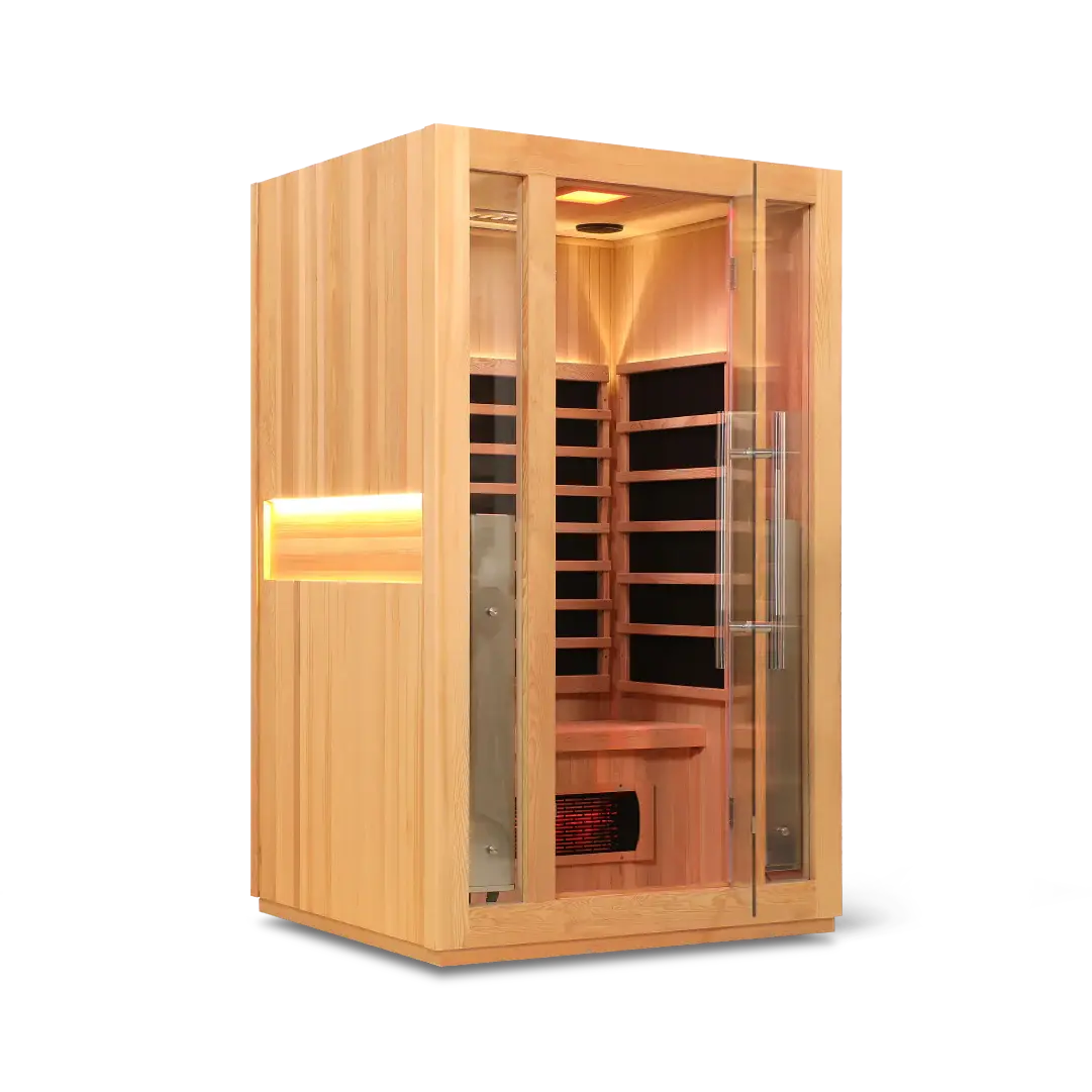 HealthSmart 2 Person Full Spectrum "Smart" WIFI Infrared Sauna HealthSmart